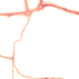Night-time road noise heatmap for PO4 0EB