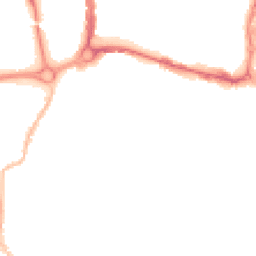 Night-time road noise heatmap for PO4 0EJ