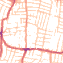 Daytime road noise heatmap for PO4 0ND