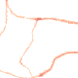 Night-time road noise heatmap for PO4 0QA