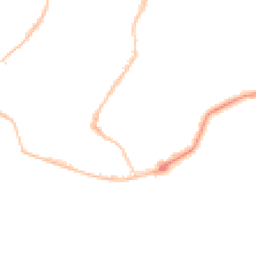 Night-time road noise heatmap for PO4 0RD