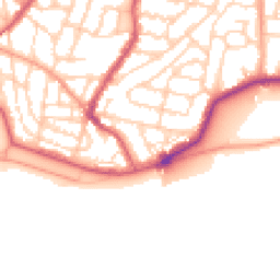 Daytime road noise heatmap for PO4 0RF