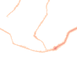 Night-time road noise heatmap for PO4 0SG