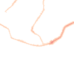 Night-time road noise heatmap for PO4 0UU