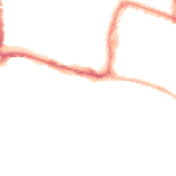 Night-time road noise heatmap for PO4 8AB