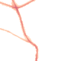 Night-time road noise heatmap for PO4 8JQ