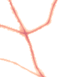 Night-time road noise heatmap for PO4 8PS