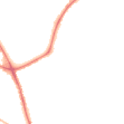 Night-time road noise heatmap for PO4 8QD