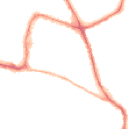 Night-time road noise heatmap for PO4 8RJ