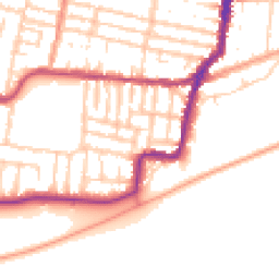 Daytime road noise heatmap for PO4 9NX