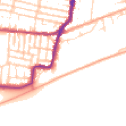 Daytime road noise heatmap for PO4 9XR