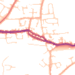 Daytime road noise heatmap for PO40 9AF