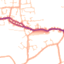 Daytime road noise heatmap for PO40 9AN