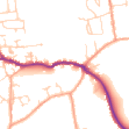 Daytime road noise heatmap for PO40 9BA