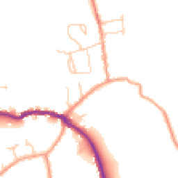 Daytime road noise heatmap for PO40 9BH