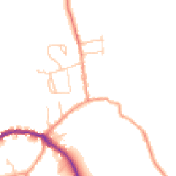 Daytime road noise heatmap for PO40 9BT