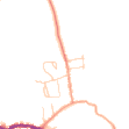 Daytime road noise heatmap for PO40 9DB