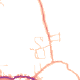 Daytime road noise heatmap for PO40 9DH