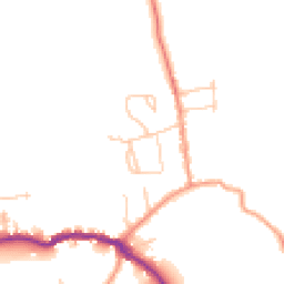 Daytime road noise heatmap for PO40 9DJ