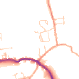 Daytime road noise heatmap for PO40 9DN
