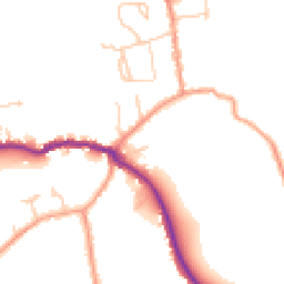 Daytime road noise heatmap for PO40 9DP