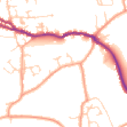 Daytime road noise heatmap for PO40 9HS