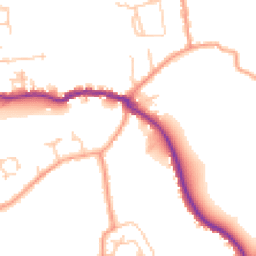 Daytime road noise heatmap for PO40 9JB