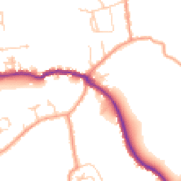 Daytime road noise heatmap for PO40 9JJ