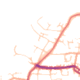 Daytime road noise heatmap for PO40 9PL