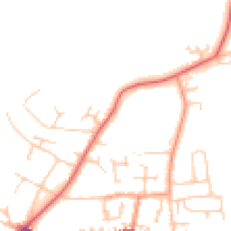 Daytime road noise heatmap for PO40 9SW