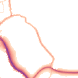 Daytime road noise heatmap for PO40 9TN