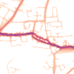 Daytime road noise heatmap for PO40 9UU