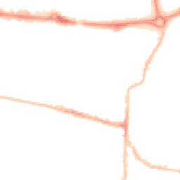 Night-time road noise heatmap for PO5 1AL