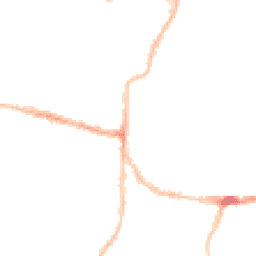 Night-time road noise heatmap for PO5 1AP