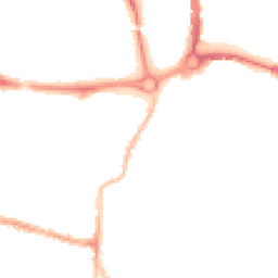 Night-time road noise heatmap for PO5 1AW