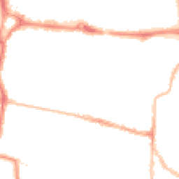 Night-time road noise heatmap for PO5 1DU