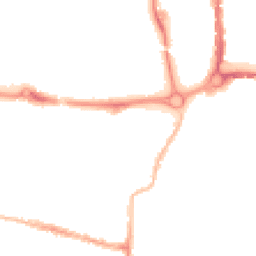 Night-time road noise heatmap for PO5 1EA