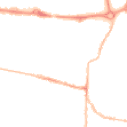 Night-time road noise heatmap for PO5 1EH