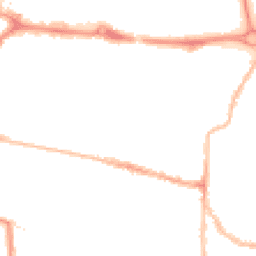 Night-time road noise heatmap for PO5 1EN
