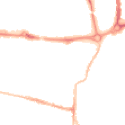 Night-time road noise heatmap for PO5 1EQ