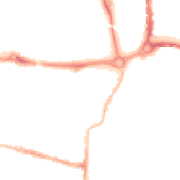 Night-time road noise heatmap for PO5 1EX