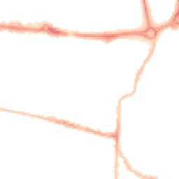 Night-time road noise heatmap for PO5 1EY