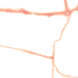 Night-time road noise heatmap for PO5 1EZ