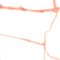 Night-time road noise heatmap for PO5 1HJ