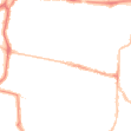 Night-time road noise heatmap for PO5 1JA