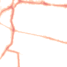 Night-time road noise heatmap for PO5 1JE