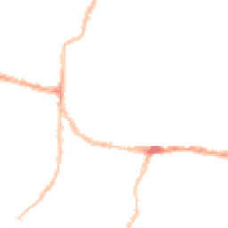 Night-time road noise heatmap for PO5 1NN