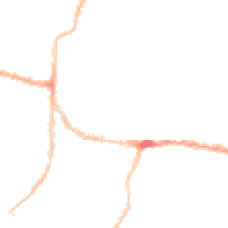 Night-time road noise heatmap for PO5 1NP