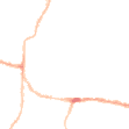 Night-time road noise heatmap for PO5 1PB