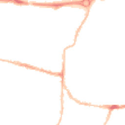 Night-time road noise heatmap for PO5 1PL